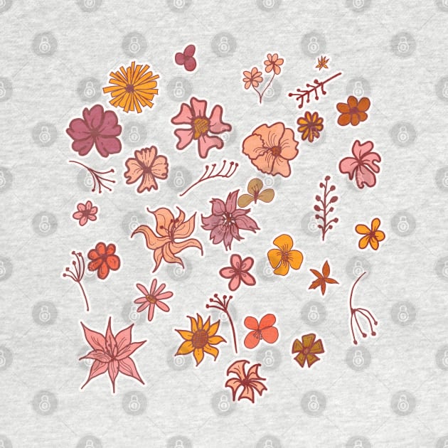 Cute Flower Pattern by edmproject